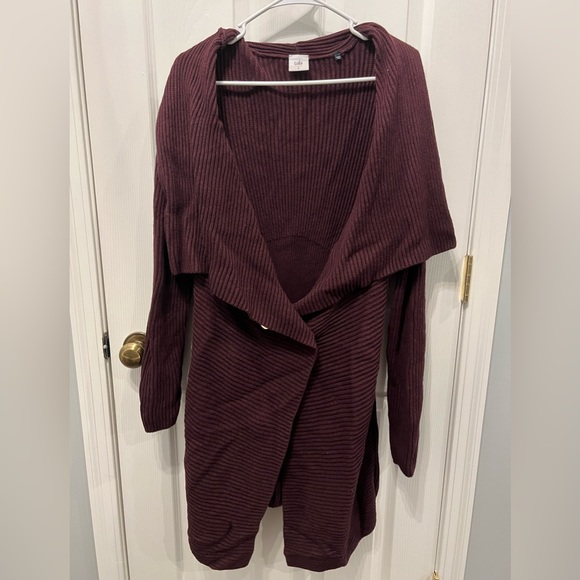 CAbi Mulberry Wine Button
Closure Regal Cardigan Duster #3350 - Picture 2 of 8